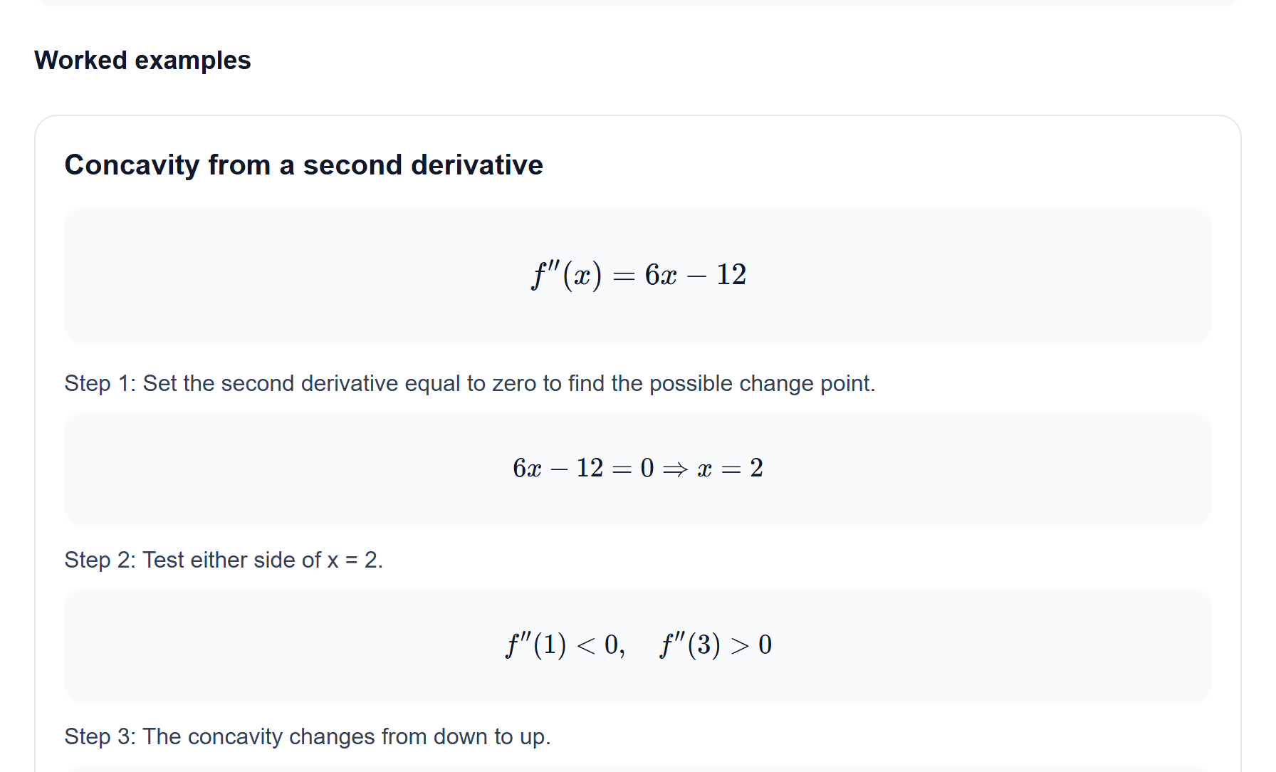 A Nova Maths lesson showing a worked example broken down step by step